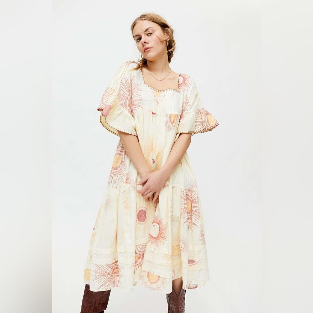Urban Outfitters Total Eclipse Oversized Midi Dress